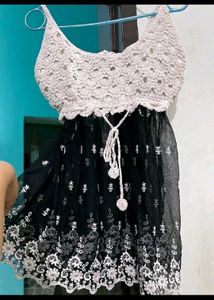 Crochet Detail Dress