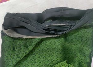 Green Printed Saree