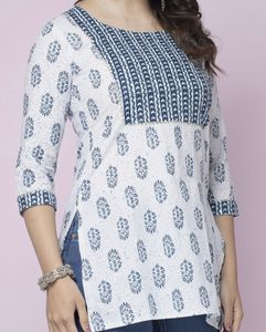 Printed Tunic Top