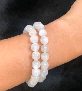 White Moon Stone Bracelet