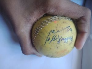 ANDER RUSSELL AUTOGRAPH ON MY BALL THANK YOU