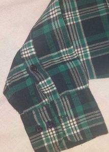 Oversized Pullover Checkered Shirt
