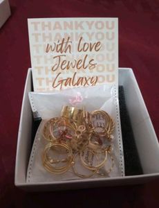 Gold Ring Set - 20 Pieces
