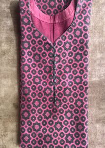 Printed Chanderi Cotton Suit Set