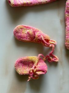 Handmade Knitted Baby Outfit