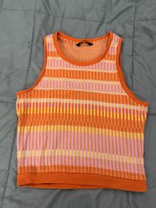 Retro Striped Tank Top