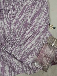 Patterned V-Neck Ripped stylish top