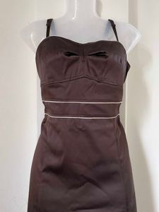 Brown Party Dress