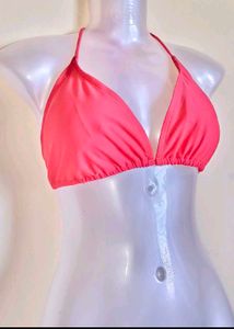 Coral Bikini Top Size 34 to 36 inches