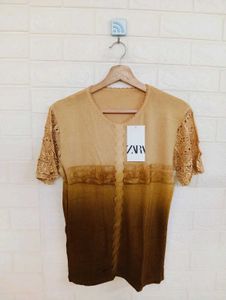 Vintage Lace Sleeve Top