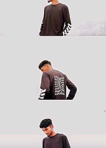 Full Sleeve (Hand And Back Print) T- Shirt
