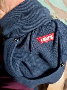 Levi&#39;s Original Navy Blue Track Pants Brand New