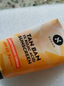 Sugar Tan Ban Sunscreen
