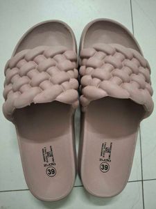 Stylish Braided Slip-On Slippers – Size 39 (UK 6)