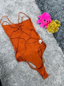 Rust-Colored Bodysuit
