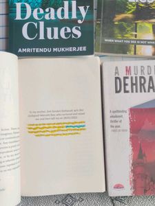 Thriller Fiction Novel book bundle- set of 4