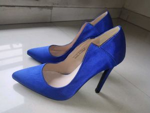 Lost Ink Sexy Blue High Heels