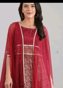 Aurelia Maroon Lehenga Set