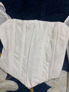 White Corset Top