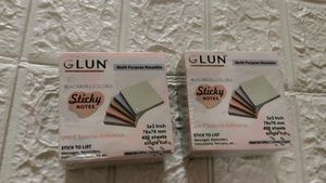 Glun Brand Sticky Notes 7 Peice