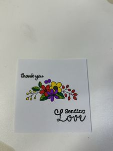 Thank You Paper Note