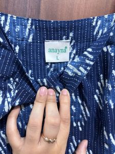 Stylish Blue Printed Kurta