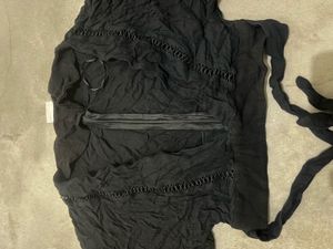 Cropped Tie Back Blouse