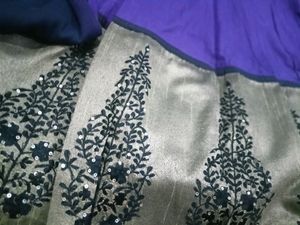 Traditional Anarkali Kurta, Bottom &amp; Dupatta Set.