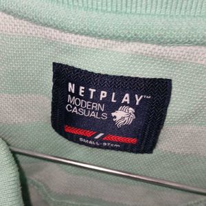 NETPLAY S-size  Modern Casual T-shirt For Men