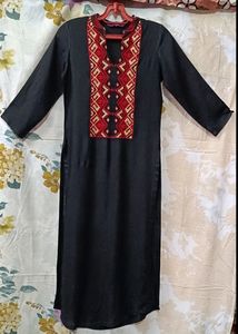 Beautiful Branded Long Kurti With Embroidery.