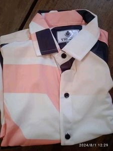 Geometric Print Casual Shirt