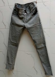 Gray Denim Jeans
