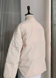 Light Beige Puffer Jacket