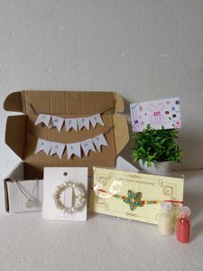 “Elegant Rakhi Gift Hamper for Sister & Brother –