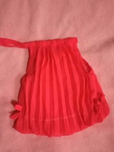 Red &#39;Its Only For You&#39; Top