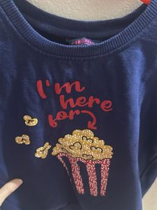 Cute 'I'm Here For' Kids Sweatshirt