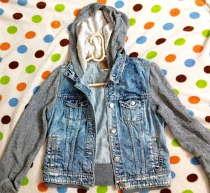 Hooded Denim Jacket
