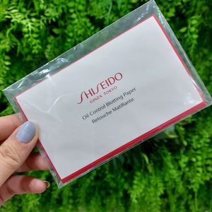 Imported Shiseido Oil-Contral Blotting Paper with a free pouch