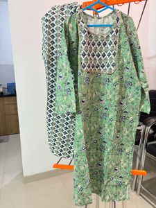 Sea Green Kurta Pant Set – Brand New