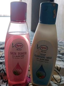 Ayur Skin Toner, Cleanser And Eyeliner