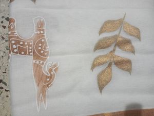 Hand Painted Handloom Saree