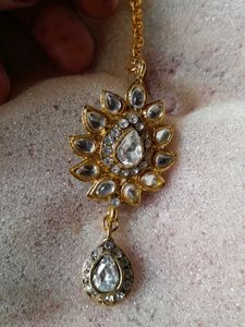 Heavy wedding golden  jwellery set