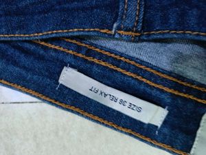 Dark Blue Denim Jeans