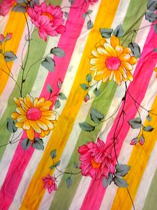 Trendy Floral Striped Co-ord Set Pure Cotton