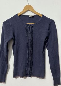 Navy Blue Cardigan