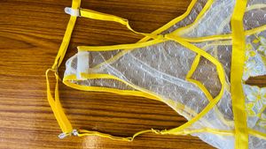 One Piece Sexy Light Yellow Lingerie bodysuit