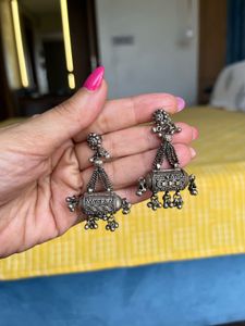 Vintage Pure Silver Earrings