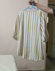 Striped V-Neck Top