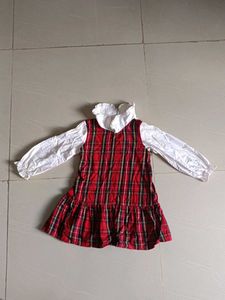 Girls Plaid Dress