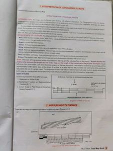 Topo Map Book For Icse Class 10 Consisting Of Topographical Maps From 1984 - 2019 Board Examinations